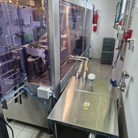 Galdi RG21 Giebdeldach Karton Abfüllanlage mit Verschluß Applikator (13)